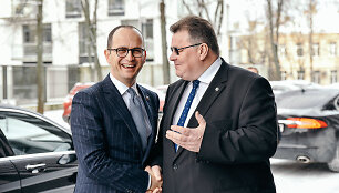 Linas Linkevičius ir Ditmiras Bushati