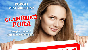 Filmo „Valentinas už 2rų“ plakatas su Algirdu Gradausku ir Jurgita Jurkute