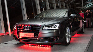 Atnaujinto &bdquo;Audi A8&ldquo; sedano pristatymas Vilniuje