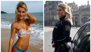 Vokietijos policijos pareigūnė Adrienne Kolesza