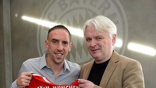 Franckas Ribery ir Nerijus Kesminas