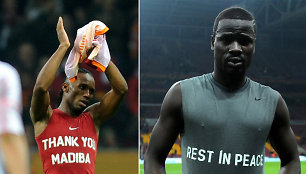 Didieris Drogba ir Emmanuelis Eboue