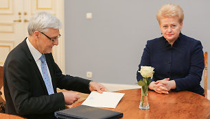 Aurimas Taurantas ir Dalia Grybauskaitė