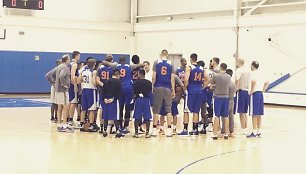 "Knicks" treniruočių stovykla