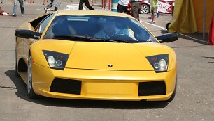 Tautvydas Bar&scaron;tys prie &bdquo;Lamborghini Murcielago&ldquo; vairo 2006-aisiais