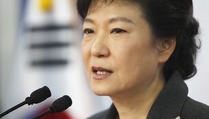 Pietų Korėjos prezidentė Park Geun-Hye