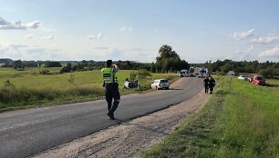 Į avariją pateko penki &scaron;auktiniai