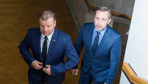 Saulius Skvernelis ir Tomas Beržinskas