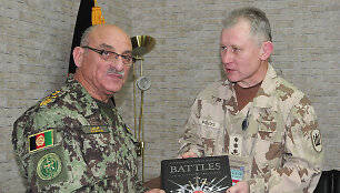 Gen. ltn Arvydo Pociaus ir gen. Shero Mohammado Karimi susitikimas