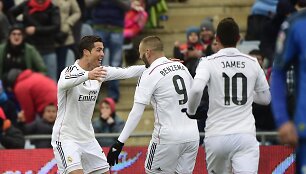 Cristiano Ronaldo ir Karimas Benzema