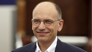 Italijos ministras pirmininkas Enrico Letta