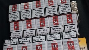 Kauno pareigūno ne tarnybos metu aptiktos kontrabandinės prekės