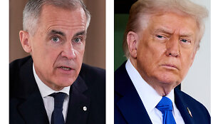 Markas Carney ir Donaldas Trumpas /  / AP