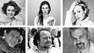 Metų aktoriais pretenduoja tapti: Aistė Diržiūtė, Jurga &Scaron;eduikytė-Bareikienė, Severija Janu&scaron;auskaitė, Marius Rep&scaron;ys, Andrius Žiurauskas, Vytautas Kaniu&scaron;onis