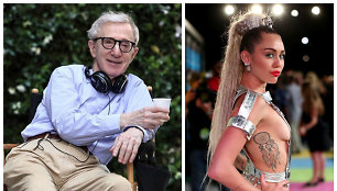 Woody Allenas ir Miley Cyrus