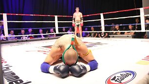 Sigitas Gaižauskas prie&scaron; kovą &scaron;oka wai kru