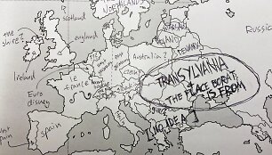 Europos žemėlapis pagal amerikiečius