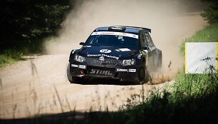 Benediktas Vanagas ir Mindaugas Čepulis &bdquo;Rally Estonia&ldquo;