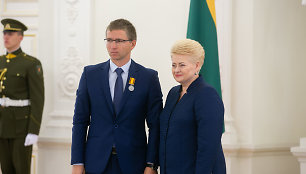 Mykolas Masilionis ir Dalia Grybauskaitė