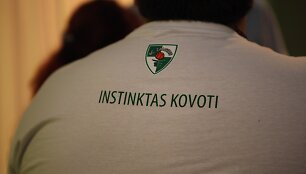 &bdquo;Žalgirio&ldquo; krep&scaron;ininkai ir komanda &scaron;venčia pergalę