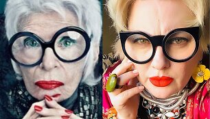 Kirpėja Žana Muravjova, įkūnijanti pasaulinio garso žvaigždes: Iris Apfel