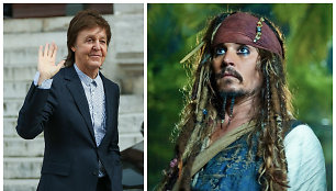 Paulas McCartney ir Johnny Deppas filme „Karibų piratai: pasaulio pakrašty“