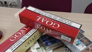 Klaipėdietis ne&scaron;ėsi 90 pakelių kontrabandinių cigarečių.