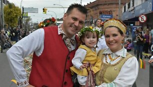 Juanas Ignacio Fourmentas Kalvelis su &scaron;eima