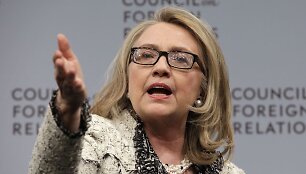 Buvusi JAV valstybės sekretorė Hillary Clinton