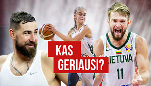 Jonas Valančiūnas, Justė Jocytė, Domantas Sabonis