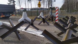 Įtvirtinimai prie Lenkijos sienos su Rusija