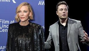 E.Muskui įsigijus „Twitter“ C.Blanchett įžvelgia pavojų, žvaigždės palieka tinklą