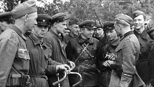 Sovietų ir vokiečių karių susitikimas po bendros Lenkijos operacijos