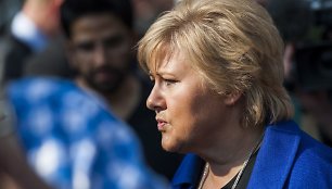 Norvegijos premjerė Erna Solberg