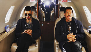 Lionelis Richie su sūnumi Milesu