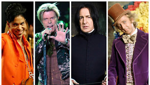 Prince'as, Davidas Bowie, Alanas Rickmanas ir Gene'as Wilderis