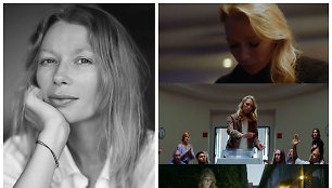 Erika Stasiulevičiūtė grupės „Bastille“ vaizdo klipe „Blame“