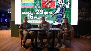 Lietuvos moterų rinktinės spaudos konferencija 