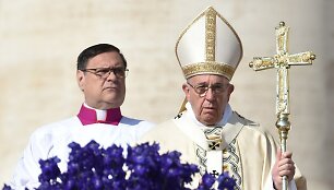 Popiežius Pranci&scaron;kus pasakė Velykų sveikinimą