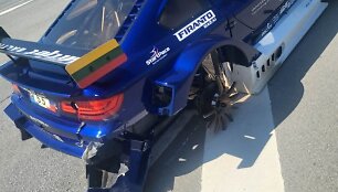 &bdquo;Mitjet&ldquo; bolidas po avarijos
