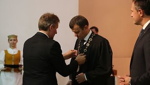 Inauguruotas naujasis LSU rektorius dr. Aivaras Ratkevičius