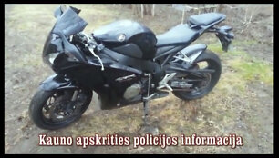 pavogtas motociklas Kaune
