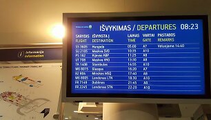 Naujas skrydžio laikas &ndash; &scaron;e&scaron;tadienį 14.40 val.