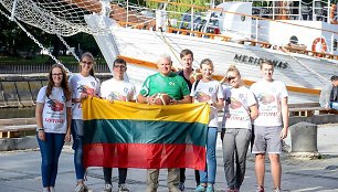 Paskutinė projekto „Kamuolio skrydis, suvienijęs Lietuvą“ kelionės diena