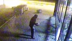 Vaizdo kameros užfiksavo vandalą Klaipėdoje