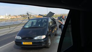 Įvykio vietoje.