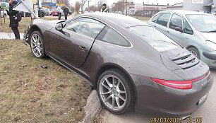 &bdquo;Porsche&ldquo; avarija &Scaron;iauliuose