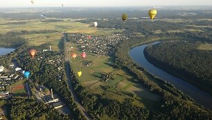 Žvilgsnis į Bir&scaron;toną i&scaron; oro baliono