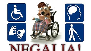 Akcijos ATSPĖK MANO NEGALIĄ lipdukas