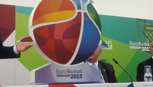 Eurobasket 2015 pristatymas - čempionato emnblema